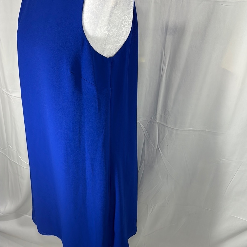 Badgley Mischka Royal Blue Dress Size 12 - Picture 5 of 8